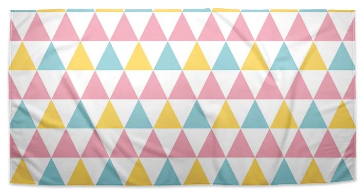 Sablio Uterák Trojfarebné Trojuholníky - 30x50 cm