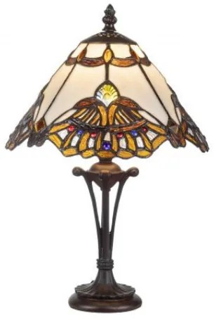 Vitrážová nočná lampa GOLD 38*Ø25