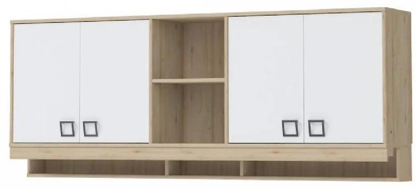 Závesná skrinka Kiki MKR-BK/KI-15 beech/white