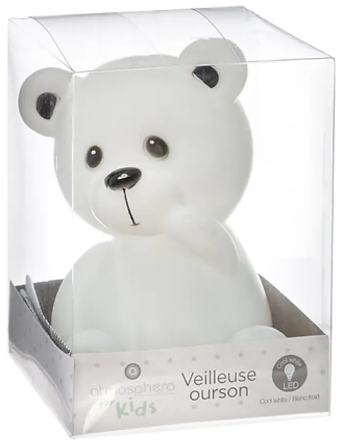 LED detské nočné svetlo TEDDY 10x13,5 cm - viac farieb Farba: Ružová