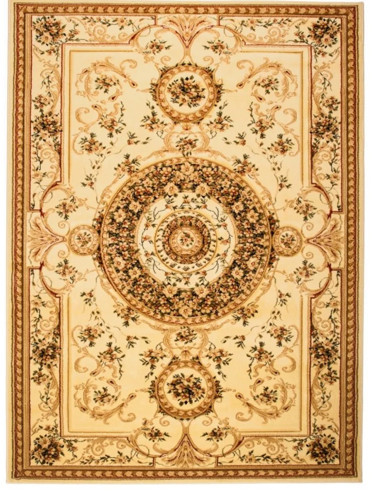 Kusový koberec klasický vzor 3 béžový, Velikosti 300x500cm