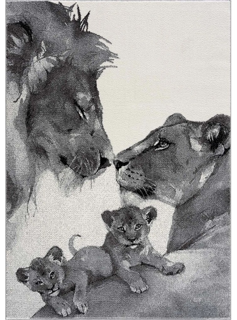 Dekorstudio Detský koberec SAVANA - Levia rodina 9369 Rozmer koberca: 160x225cm