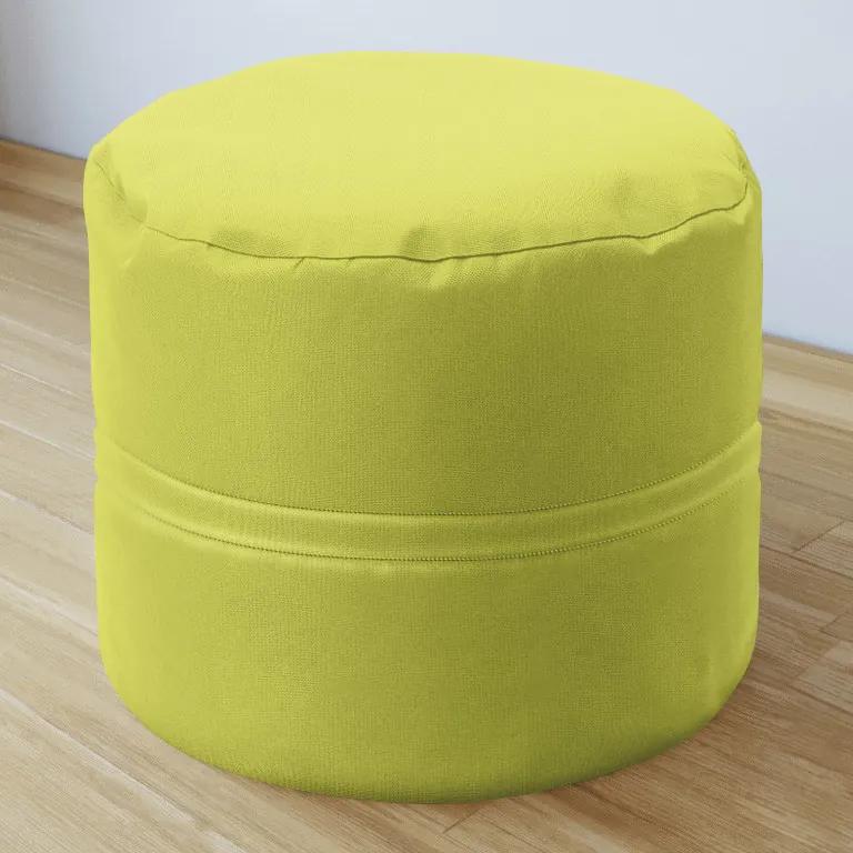 Goldea bavlnený sedacie bobek 50x40 cm - pistáciovo zelený 50 x 40 cm