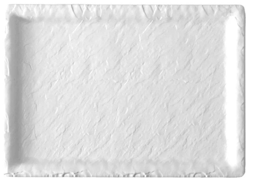 Podnos biely veľký 24,4 x 17,5 cm - Elements Melamin (Flow) - 593174