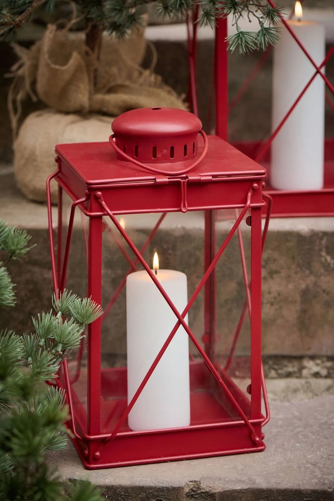 Ib Laursen Lampáš Square Red Väčší