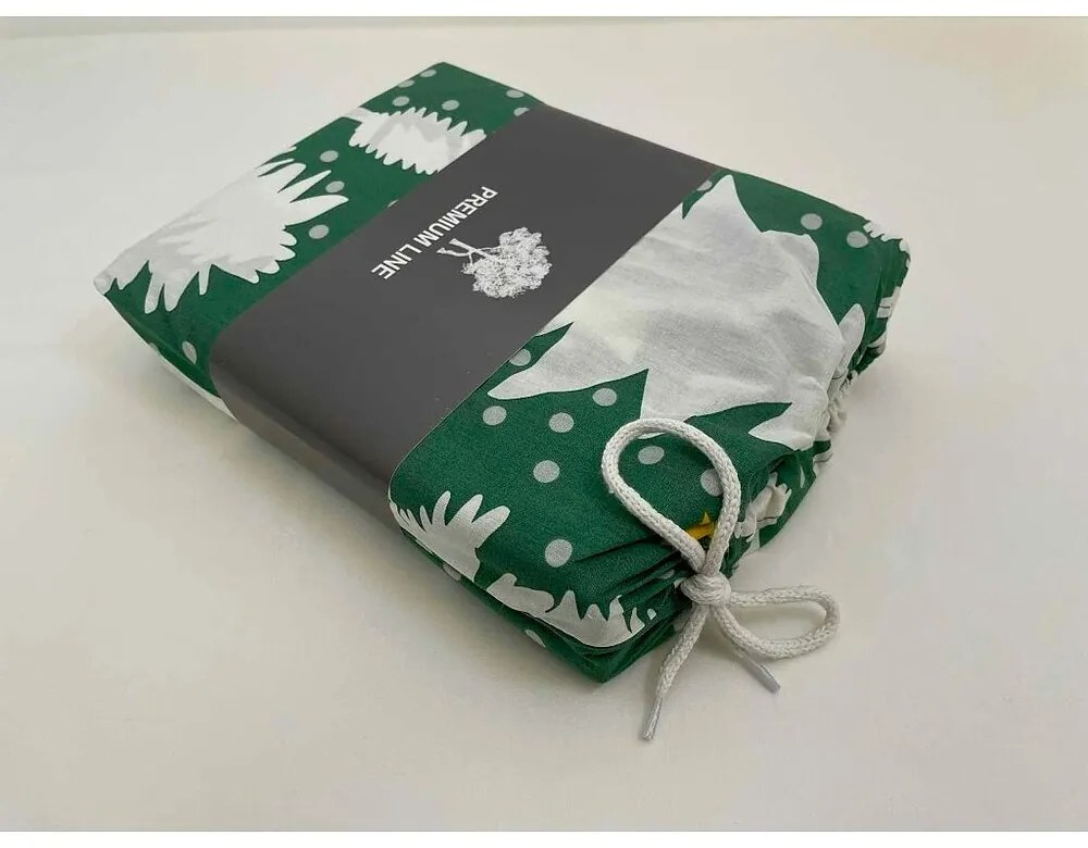 Bavlnené obliečky KARAMA GREEN WOODS 140x200 cm