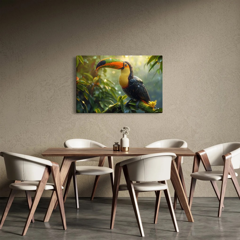 Obraz - Tukan (90x60 cm)