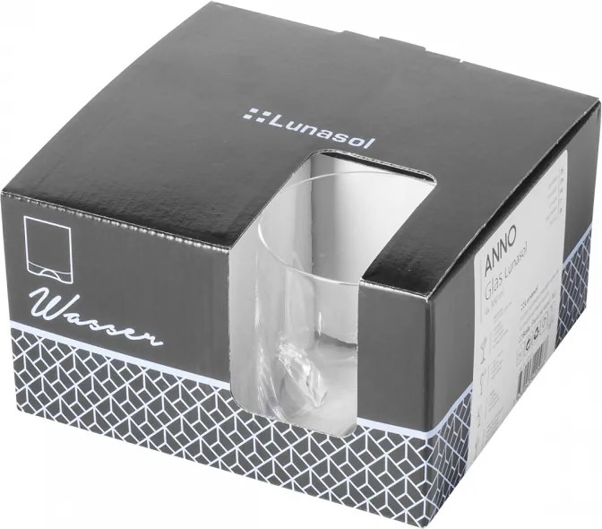 Lunasol - Poháre Tumbler 300 ml set 4 ks - Anno Glas Lunasol META Glass (322123)