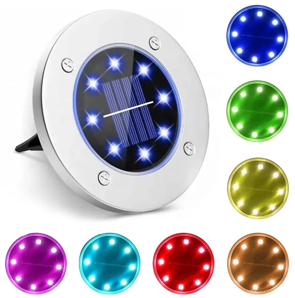 Bluegarden Toolight Multicolor, LED solárna lampa P60056, strieborná, OGR-05680