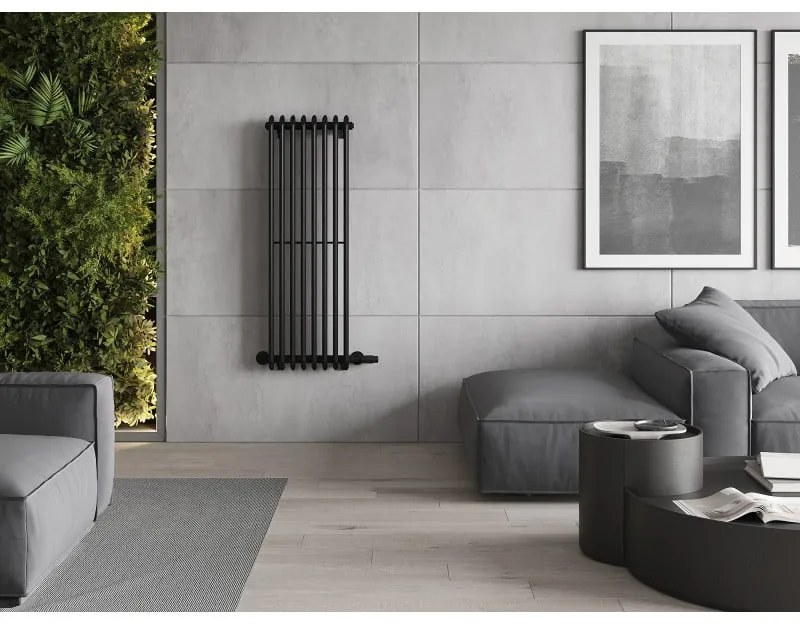 Mexen Atlanta, vykurovacie teleso 1200x405 mm, 646 W, čierna, W211-1200-405-00-70