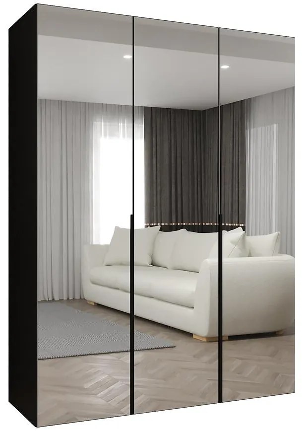 Skriňa Alicante III 150 čierna