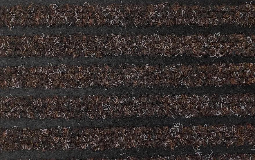 Vebe Floorcoverings - rohožky Čistící zóna Fiona 97 hnědá - Rozměr na míru cm