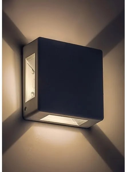 Rabalux 7318 - LED Vonkajšie nástenné svietidlo LIPPA LED/6W/230V IP54 biela