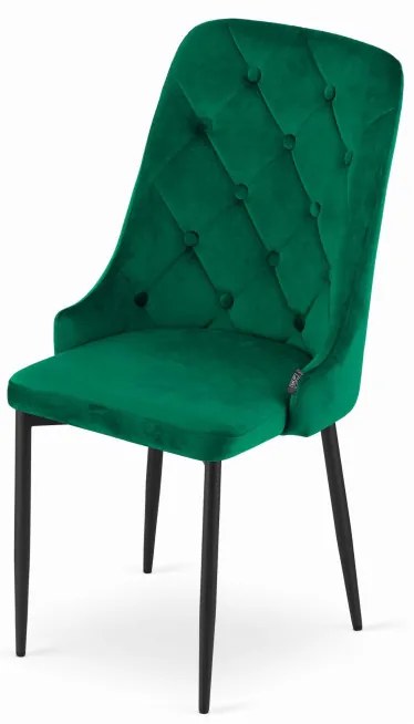 Set jedálenských stoličiek CAPRI zelené (4ks)
