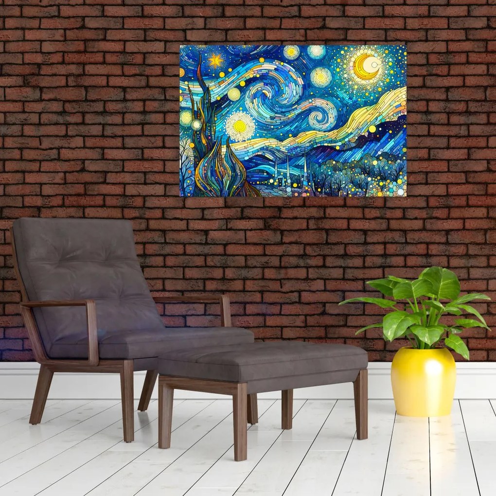 Obraz – Mozaika hviezdnej noci (90x60 cm)