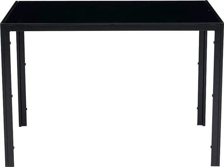 Jedálenský set 4x stolička + stôl Catini Austin - Čierna