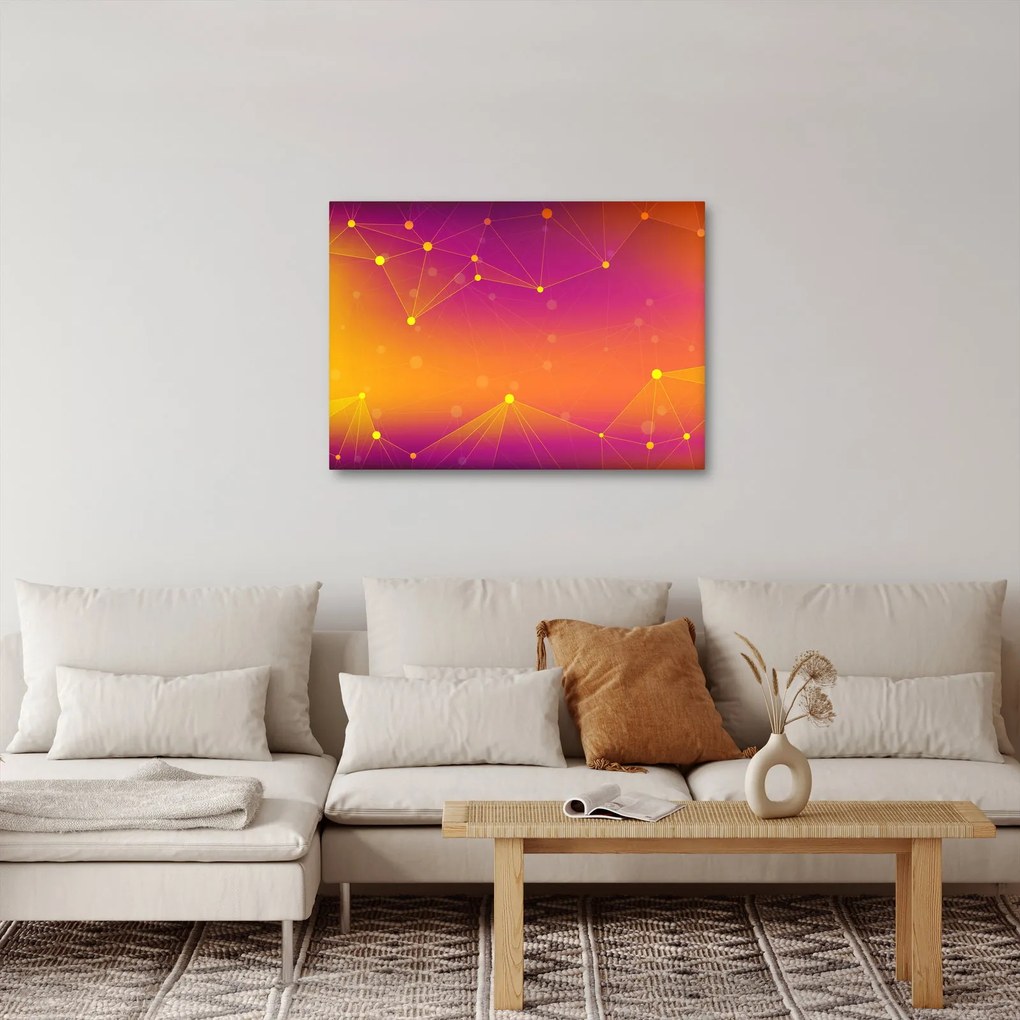 Farebný abstraktný obraz (70x50 cm)