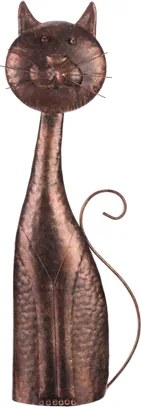 Kovová dekorácia mačka 61 cm