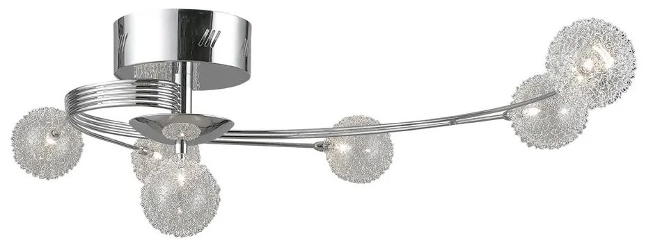 LUXERA 46010 - Prisadený luster CASCADA 6xG4/20W/230V