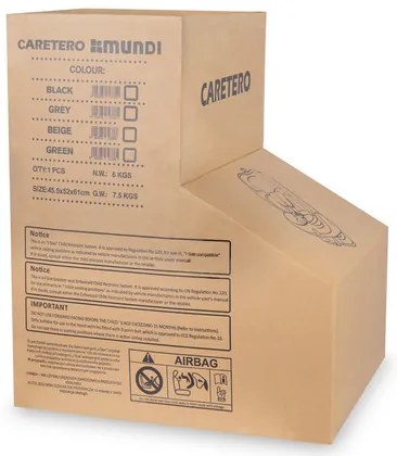 CARETERO autosedačka MUNDI I-SIZE BEIGE (40-150cm )