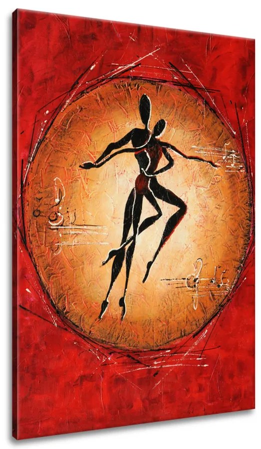 Gario Ručne maľovaný obraz Nádherný pár Rozmery: 120 x 80 cm