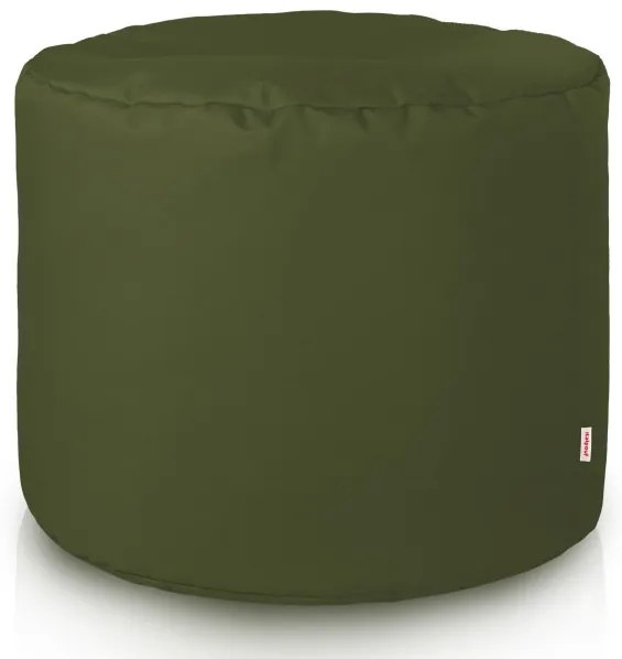 Taburetka Cilindro tmavozelená OUTDOOR