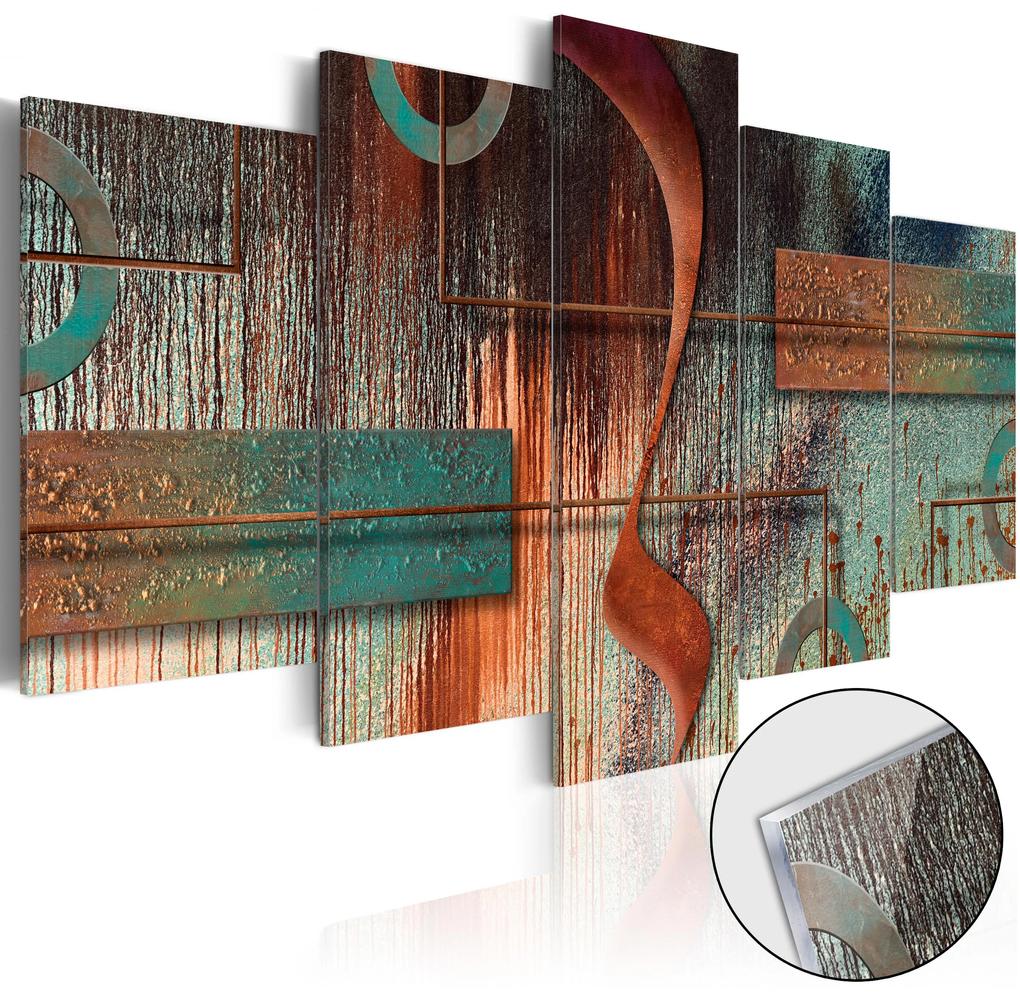 Artgeist Obraz na akrylátovom skle - Abstract Melody [Glass] Veľkosť: 200x100