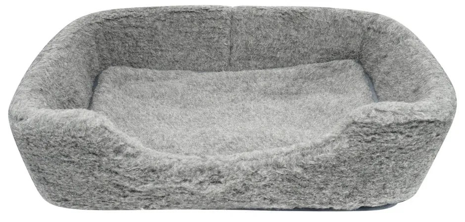 Tmavosivý zvierací peliešok z merino vlny Native Natural, šírka 60 cm