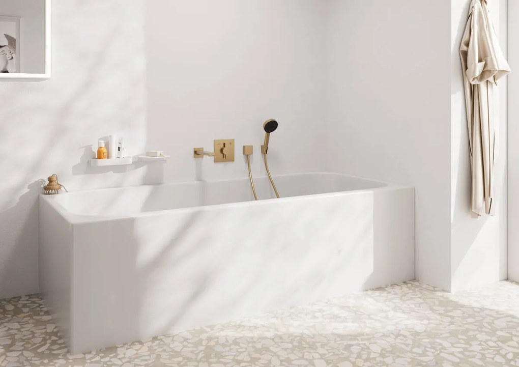 Hansgrohe Hansgrohe, sprchový držiak Porter S, kartáčovaný bronz, HAN-28331140