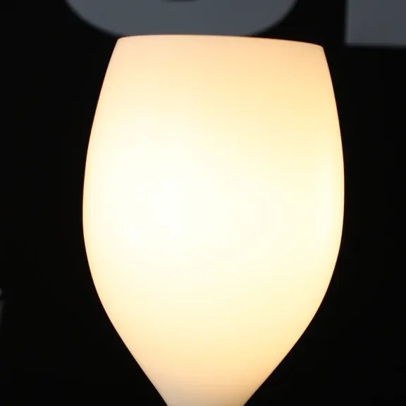 Retro stojaca lampa Izza biele