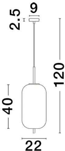 Luster na lanku Lato 22 smoky