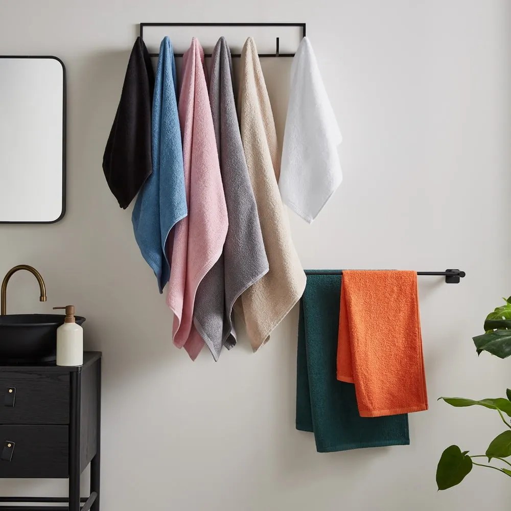 Fialová rýchloschnúca/froté bavlnená osuška 70x120 cm Quick Dry – Catherine Lansfield