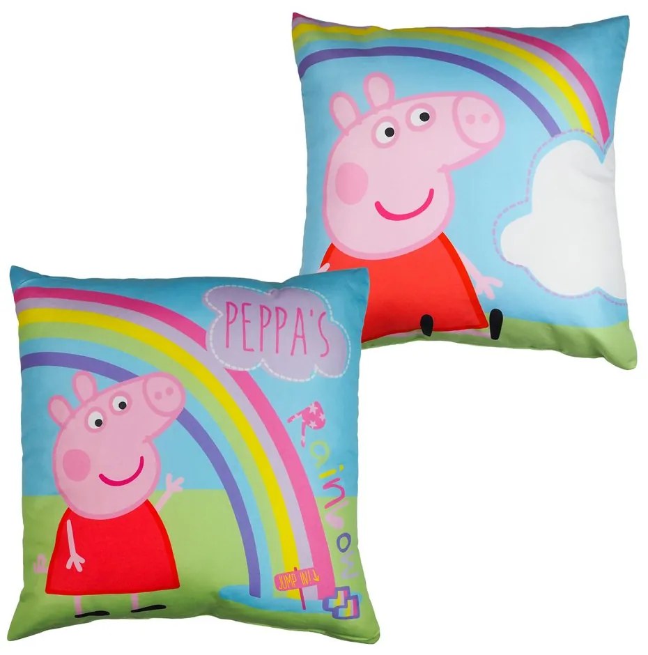 Jerry Fabrics Detský vankúšik s potlačou - Lilo a Stitch - fialová | 40 x 40 cm