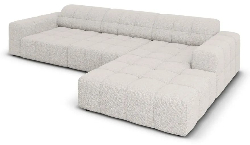 Svetlosivá rohová pohovka (pravý roh) Chicago – Cosmopolitan Design