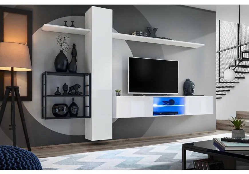 Obývacia stena Switch Met V biely