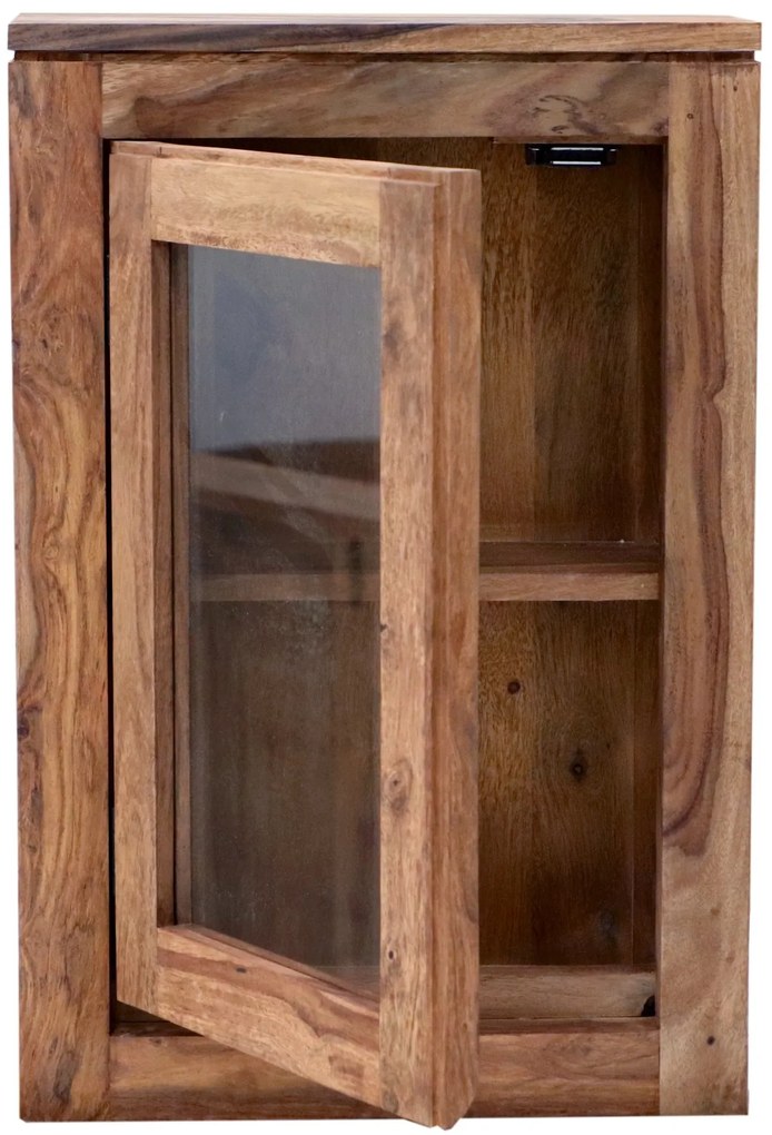 furniture-nabytek.cz - Koupelnová skříňka závěsná 40x60x15 z dřeva palisandr