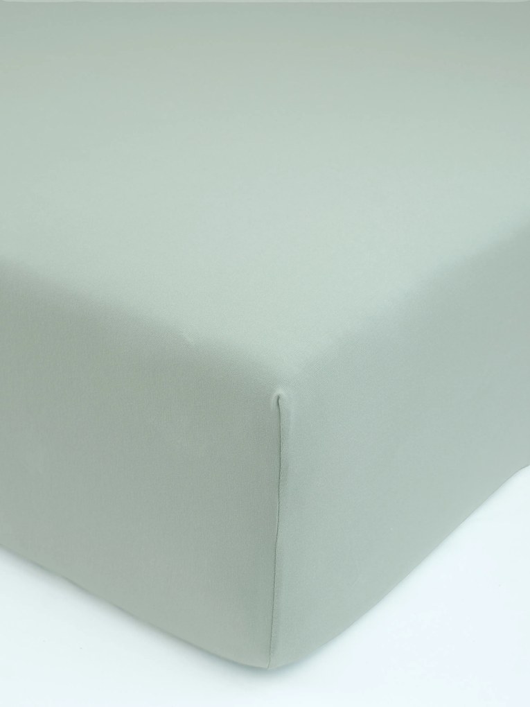 Jersey plachta s elastanom Deluxe 220 × 200 cm – šalviová