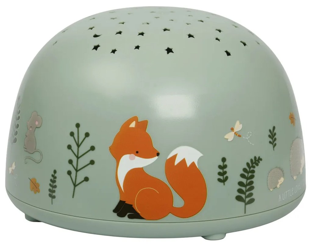 A Little Lovely Company - lampa s projektorom - kamaráti z lesa