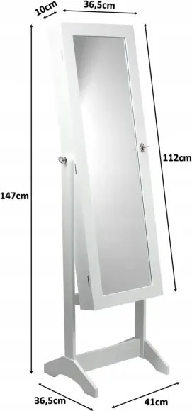 Šperkovnica GRAND so zrkadlom PHO5782