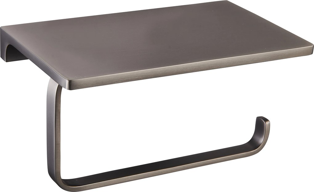 Slezák - RAV Držiak toaletného papiera s odkladacou poličkou NIL - NLA0403MG, Metal Grey