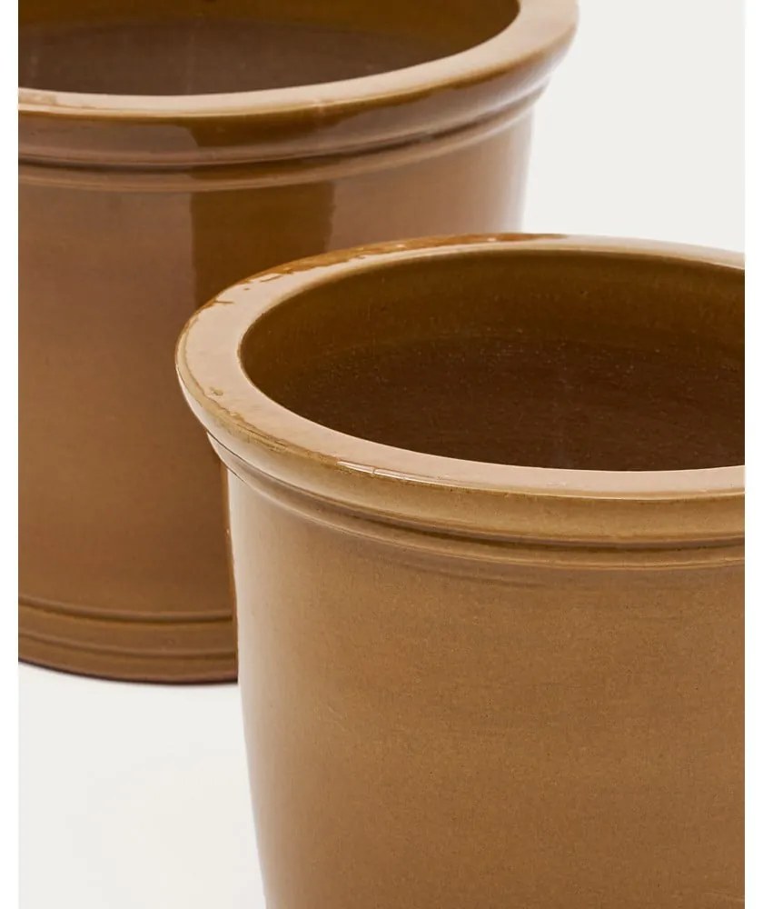 Kvetináče z terakoty v súprave 2 ks ø 47 cm Presili – Kave Home