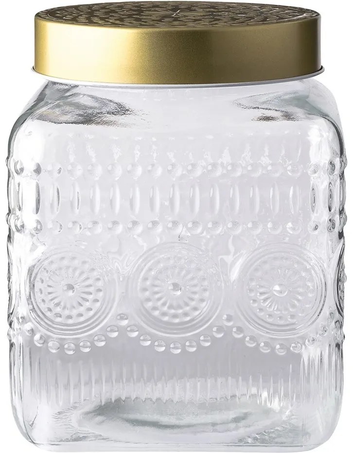 Altom Súprava sklenených dóz so zlatým vekom Daisy 1,8 l, 4 ks, 1,8 l