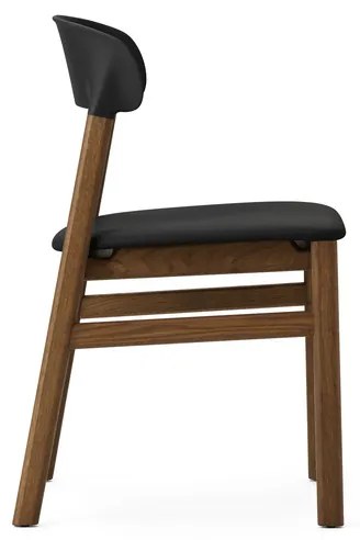 Stolička Herit Chair Spectrum Leather – čierna/dymový dub