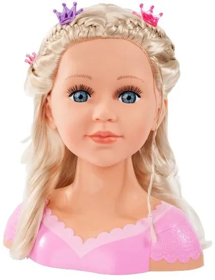 Bayer Design Hlava bábiky Charlene Super Model na česanie a líčenie (blond)  (100396275)