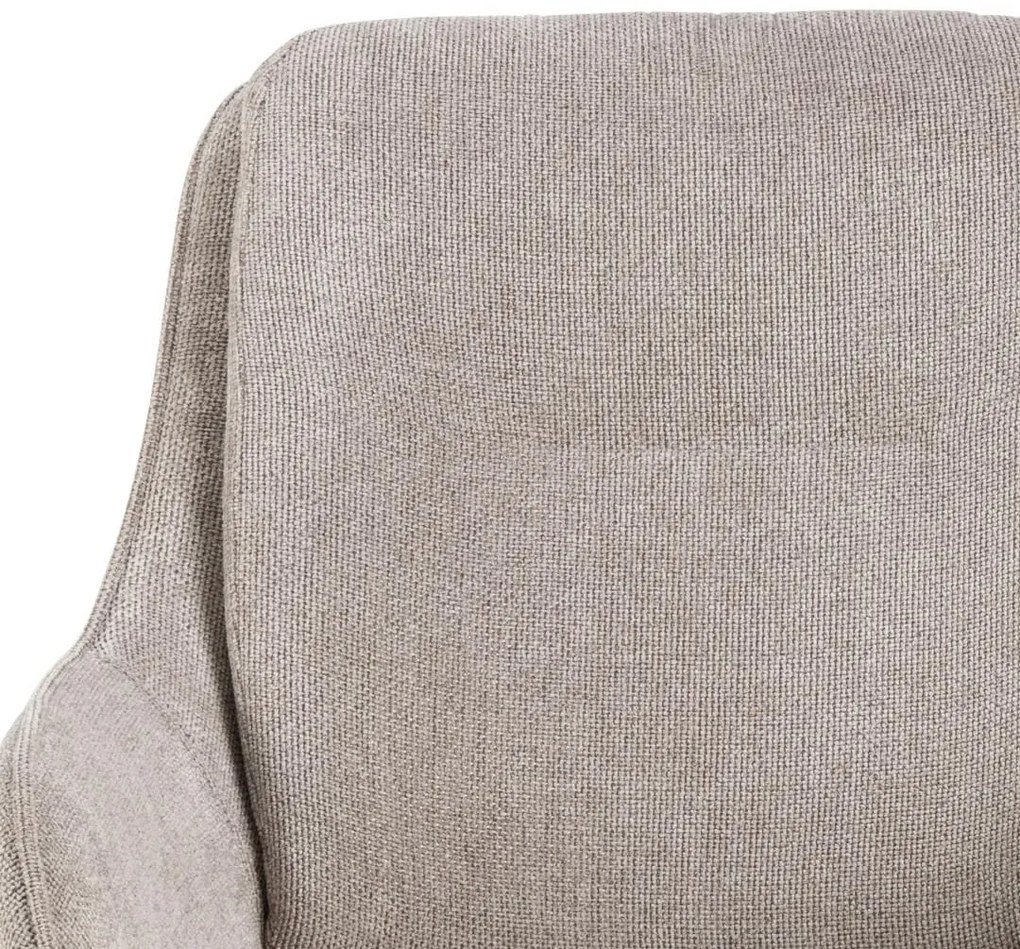 Otočná jídelní křeslo CARRIE pískově béžové