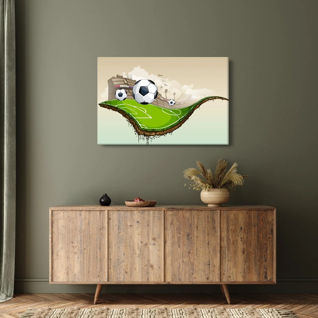 Obraz - Futbalové ihrisko (90x60 cm)