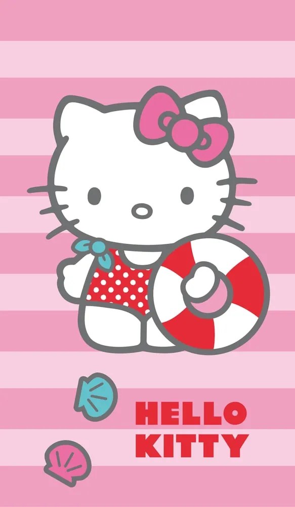 CTI Osuška Hello Kitty Deauville jarná kolekcia 70x120 cm