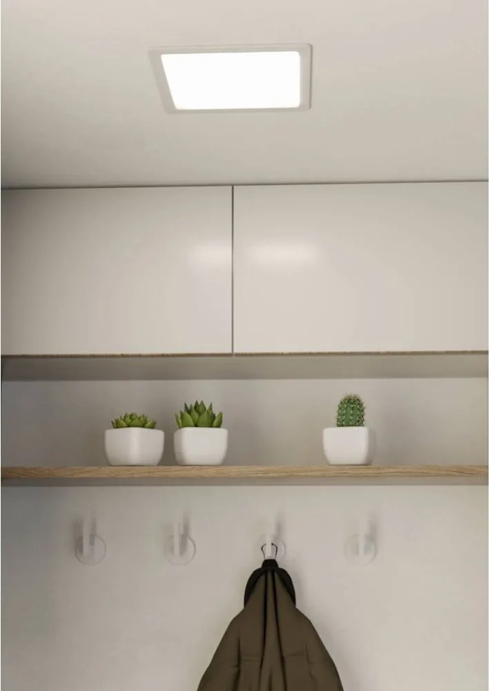 Biele LED podhľadové stropné svietidlo 22x22 cm FUEVA 5 – EGLO