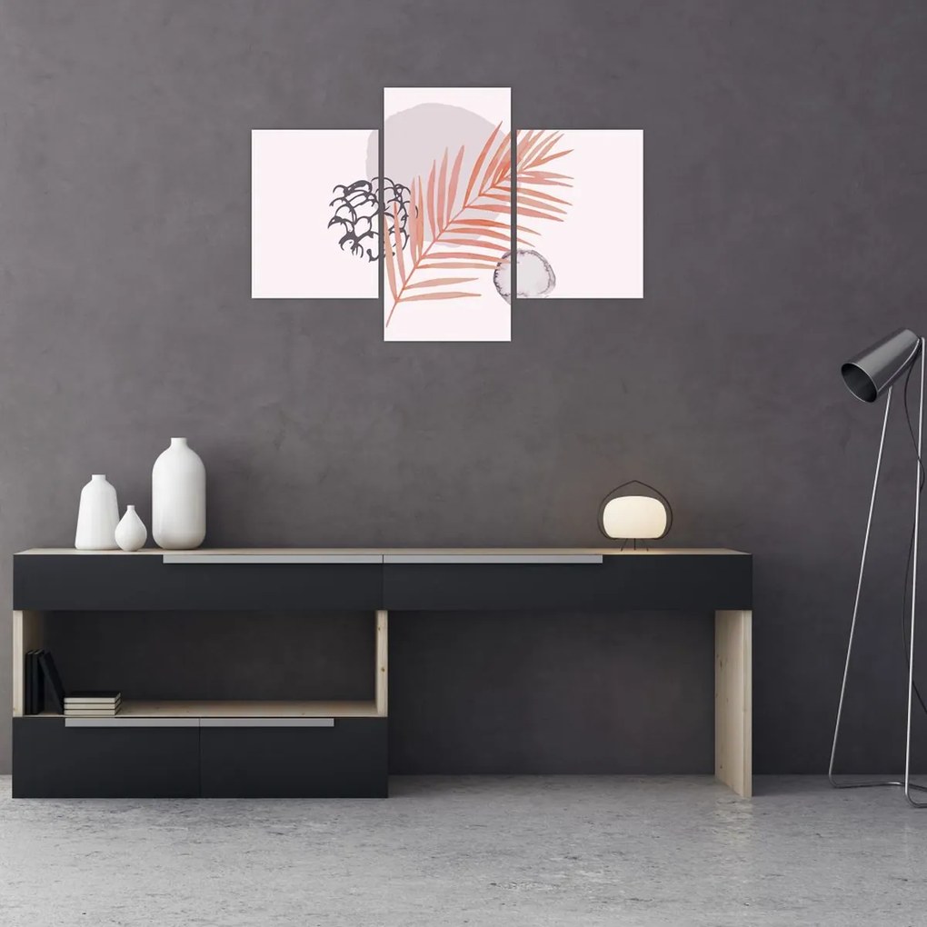 Obraz - Fialový minimalizmus N⁰3 (90x60 cm)