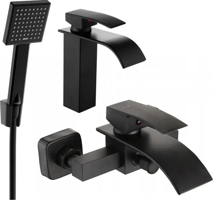 Mexen Aries R45 vaňová súprava, čierna - 744803R45-70